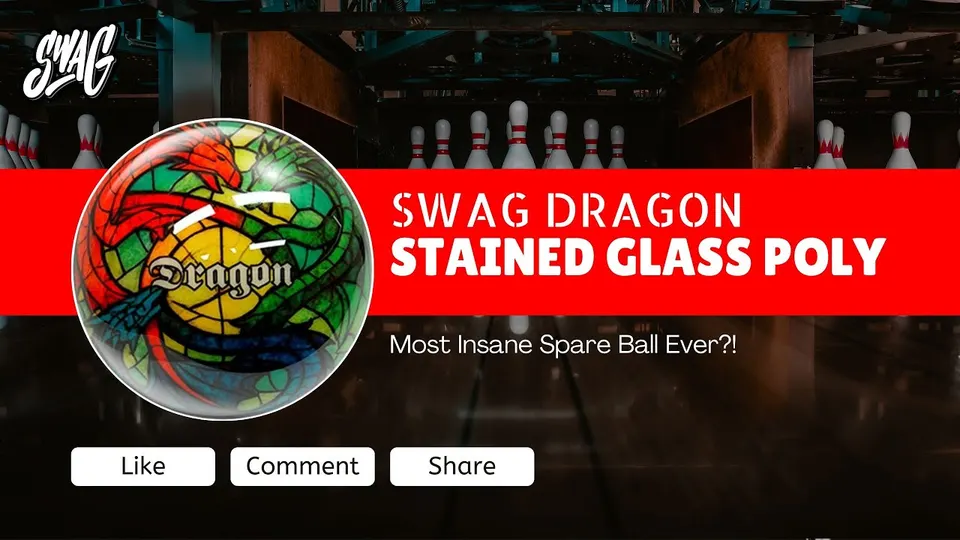The Most INSANE Spare Ball Ever? SWAG Dragon Stained Glass Review