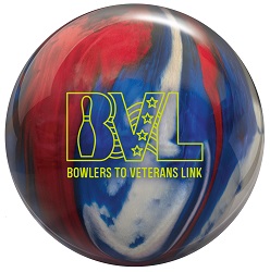 Brunswick Johnny Petraglia BVL Red/White/Blue bowling ball
