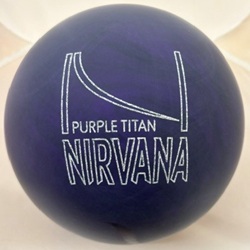 Brunswick Purple Titan Nirvana bowling ball