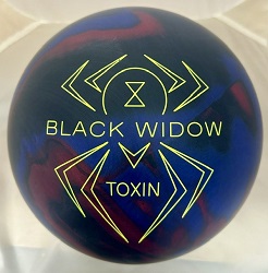 Hammer Black Widow Toxin Hybrid Scarlet/Purple/Black bowling ball