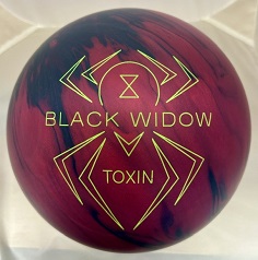 Hammer Black Widow Toxin Pearl Red/Black bowling ball
