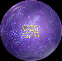 Storm Concept Purple bowling ball